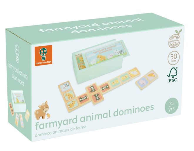 Orange Tree Farmyard Animal Dominoes