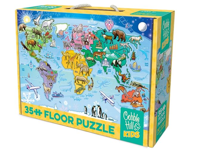 Map Of The World Floor Puzzle