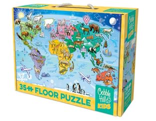 Map Of The World Floor Puzzle