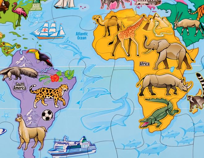 World Floor Puzzle 