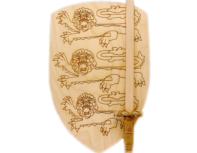 Medieval English Sword & Shield