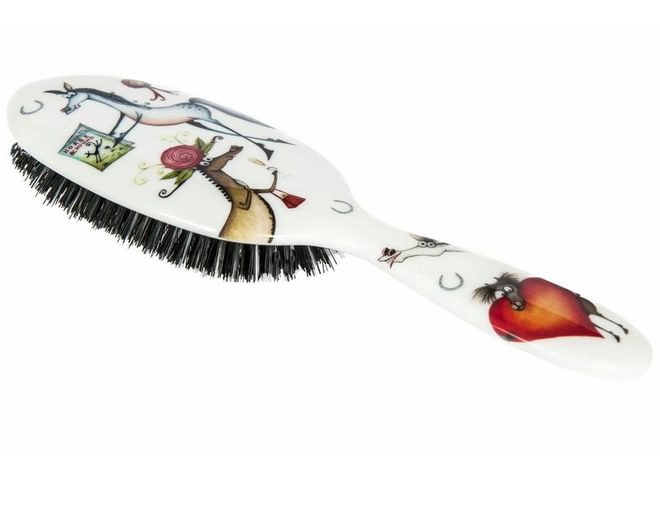 Ponies Junior Hairbrush - Natural Boar Bristles